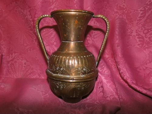 Antike Kupferamphore aus dem Nahen Osten mit Halbmond und Stern ca. 1880 im Ebay-Shop gebrauchtwaren-kw2011 aufrufen